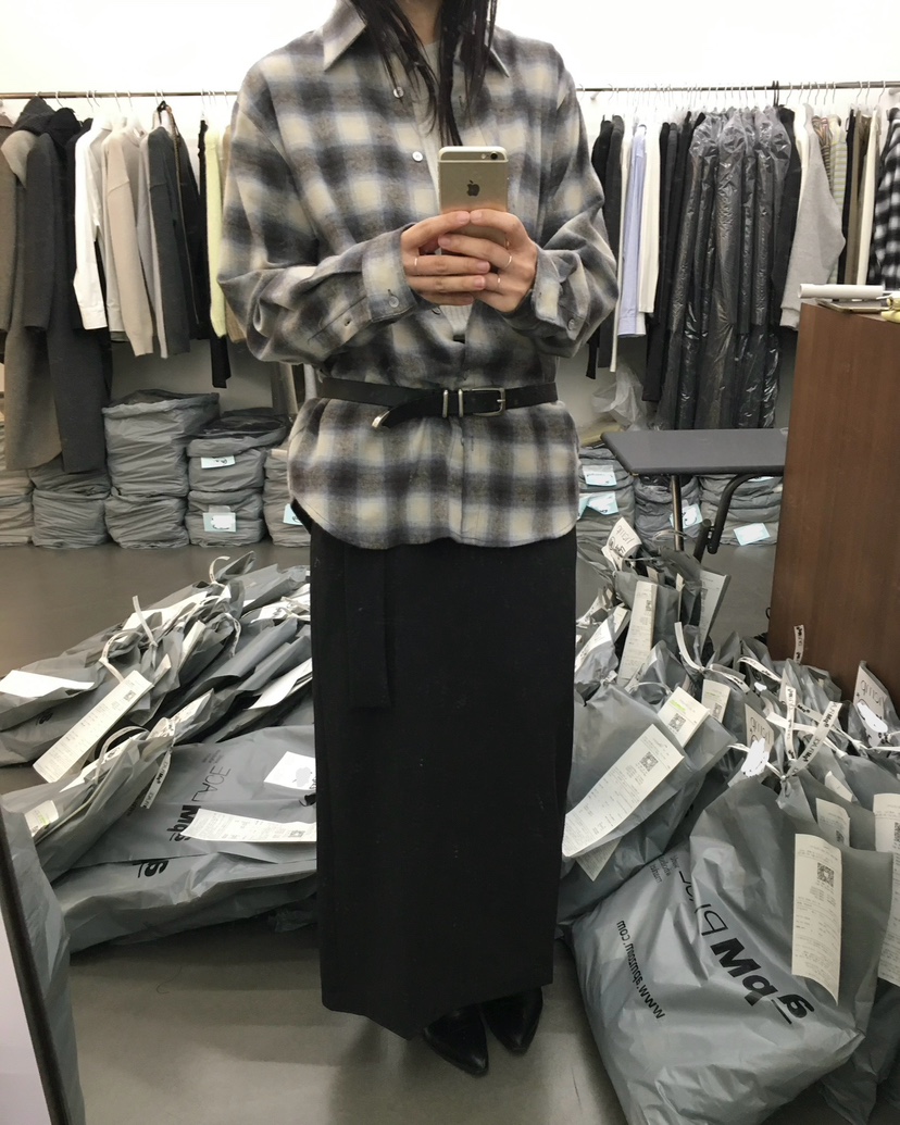 HEMP-P韓國代購㊣女裝新款推薦休閑真品熱賣襯衫蕾絲衫格子hemp襯衫/蕾絲衫