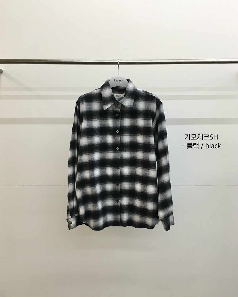 HEMP-P韓國代購㊣女裝新款推薦休閑真品熱賣襯衫蕾絲衫格子hemp襯衫/蕾絲衫圖色2