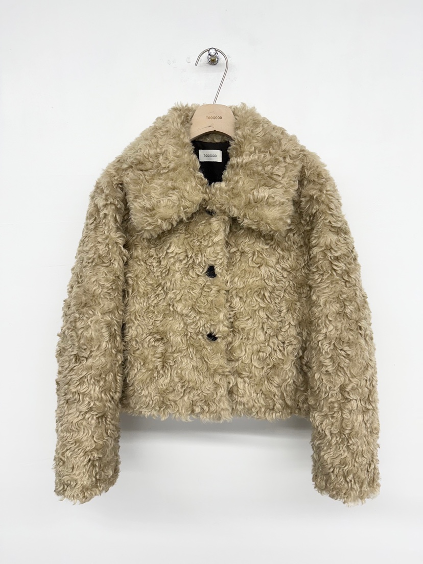 TOOGOOD東大門㊣直郵女裝新品熱賣推薦25秋冬短款大衣羊毛皮TOOGOOD短款大衣圖色1