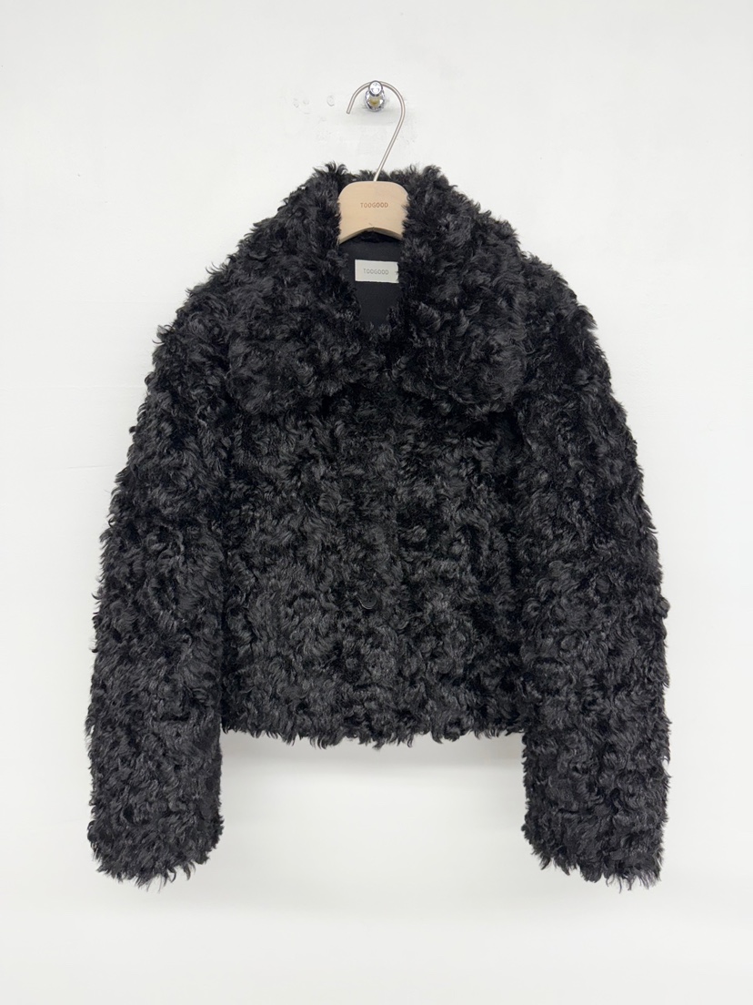 TOOGOOD東大門㊣直郵女裝新品熱賣推薦25秋冬短款大衣羊毛皮TOOGOOD短款大衣圖色2