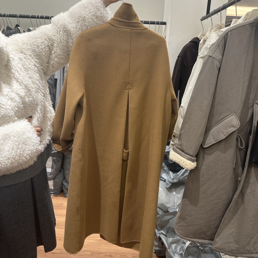 JADEMARKET韓國代購㊣女士新款人氣時尚職業熱賣中長款大衣JADE MARKET中長款大衣