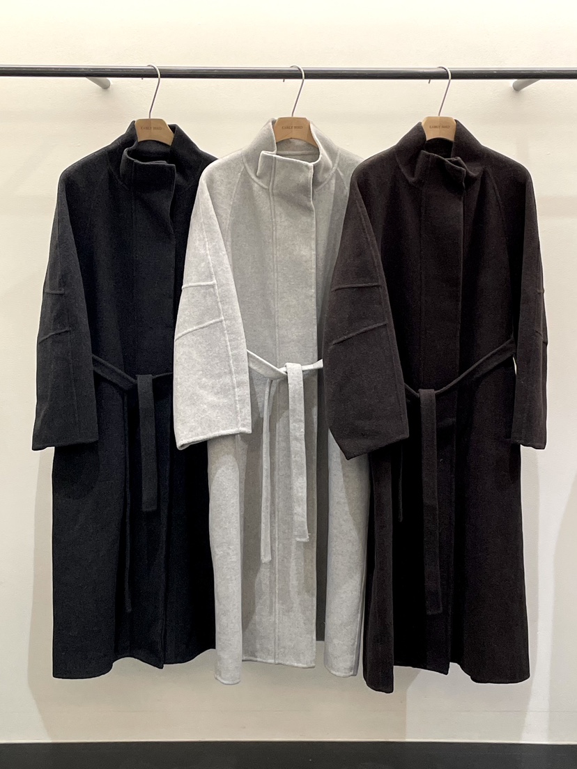 OBSESS東大門㊣代購女裝新品熱賣真品人氣中長款大衣含腰帶OBSESS/EARLY BIRD中長款大衣