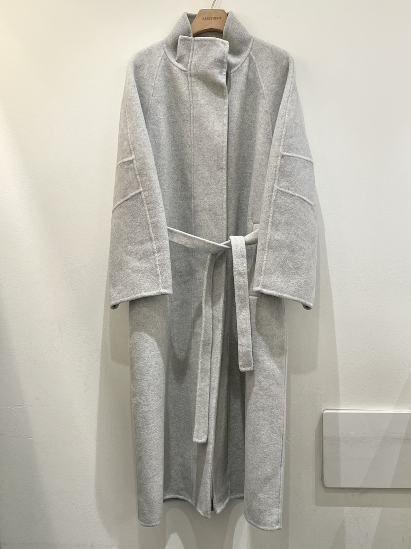 OBSESS東大門㊣代購女裝新品熱賣真品人氣中長款大衣含腰帶OBSESS/EARLY BIRD中長款大衣圖色2