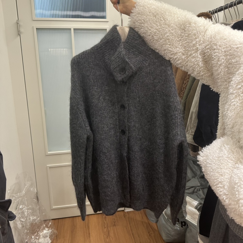 JADEMARKET韓國代購㊣女士新款人氣職業時尚推薦毛衣開衫長款JADE MARKET毛衣圖色2