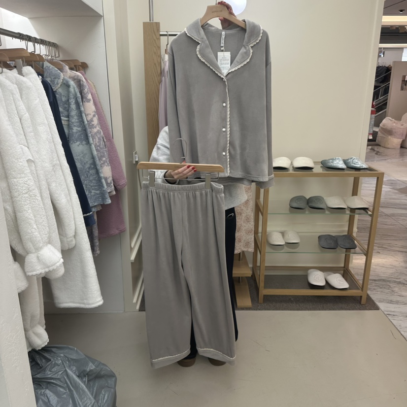 LUNALUZ-P東大門㊣直郵女裝新款25秋冬時尚推薦人氣休閑睡衣LUNALUZ睡衣圖色1