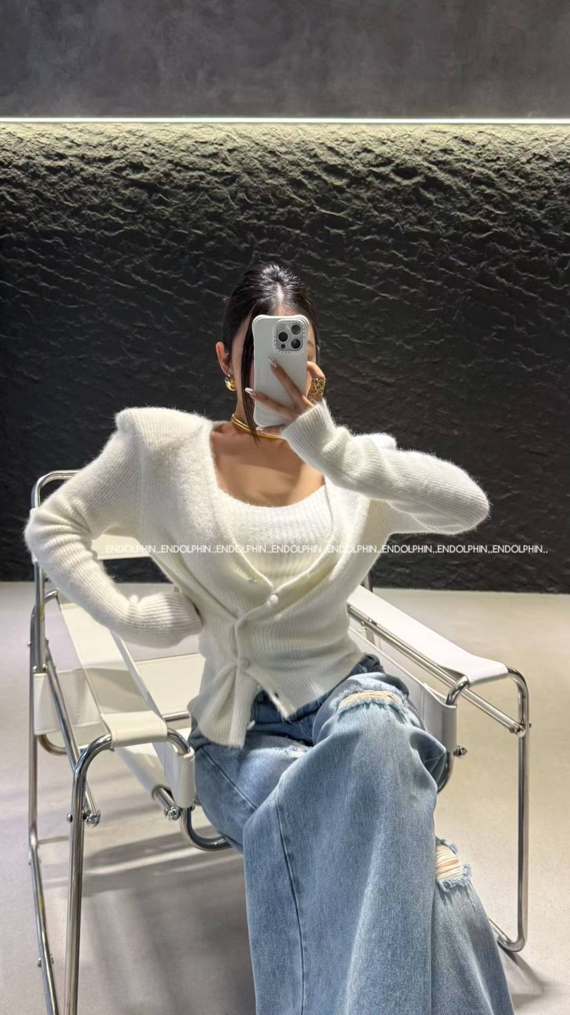 ENDOLPHIN東大門㊣實拍女裝新款休閑25秋冬人氣熱賣套裝套裝ENDOLPHIN套裝圖色5