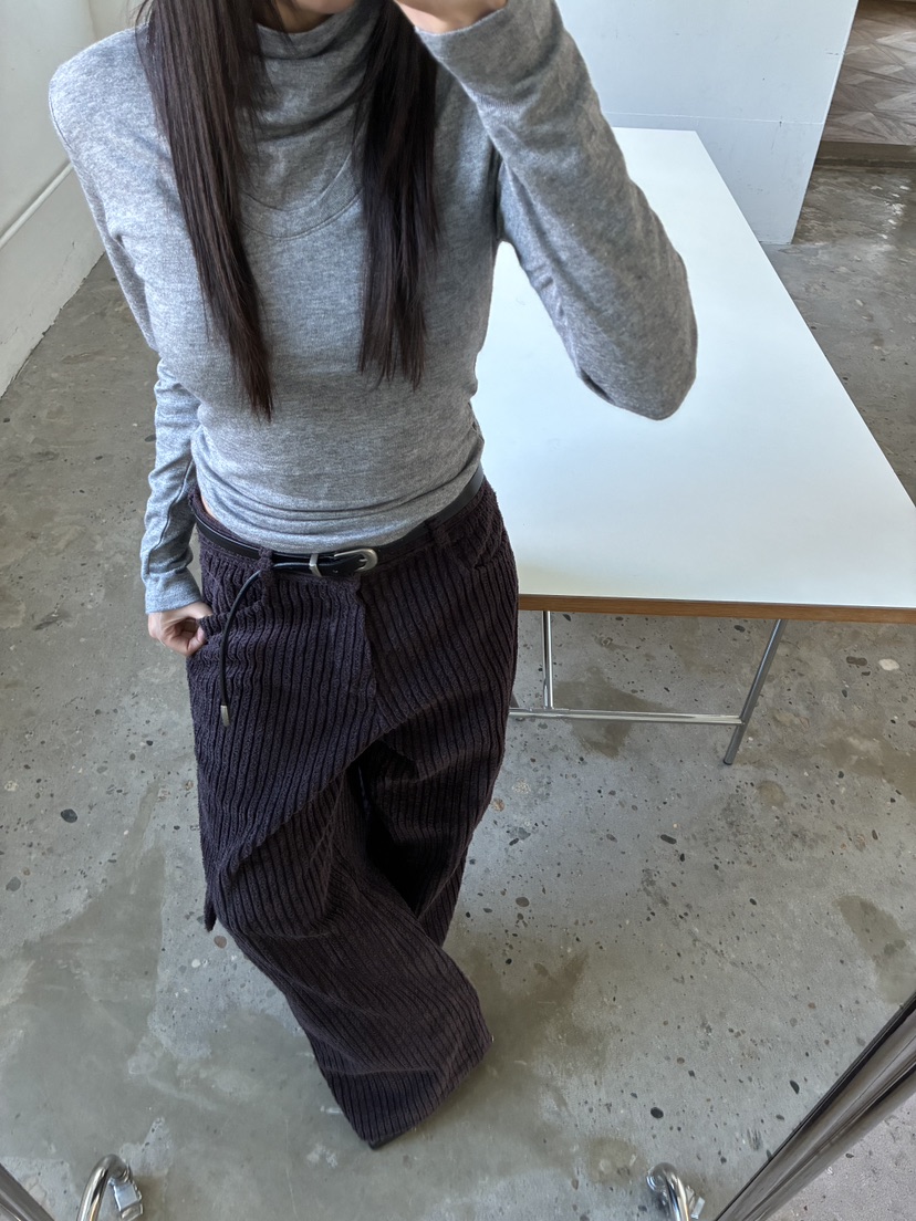 ACME東大門㊣代購女裝新款休閑真品職業25秋冬人氣時尚長袖T恤ACME長袖T恤