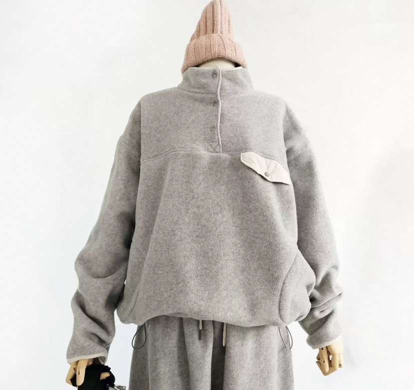 PUCO東大門㊣實拍女士新品人氣推薦真品時尚熱賣衛衣抓絨高領PUCO衛衣圖色1