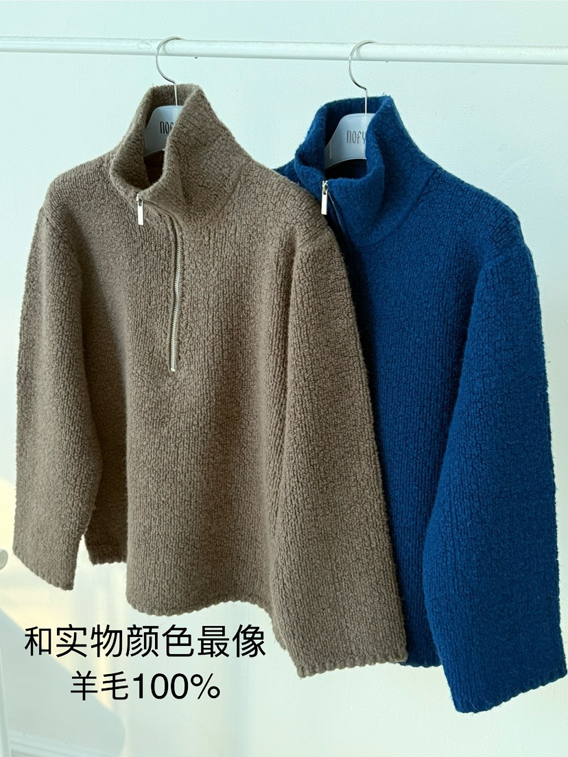 NOFYBE韓國代購㊣女裝新品時尚推薦25秋冬真品人氣衛衣羊毛NOFYBE衛衣