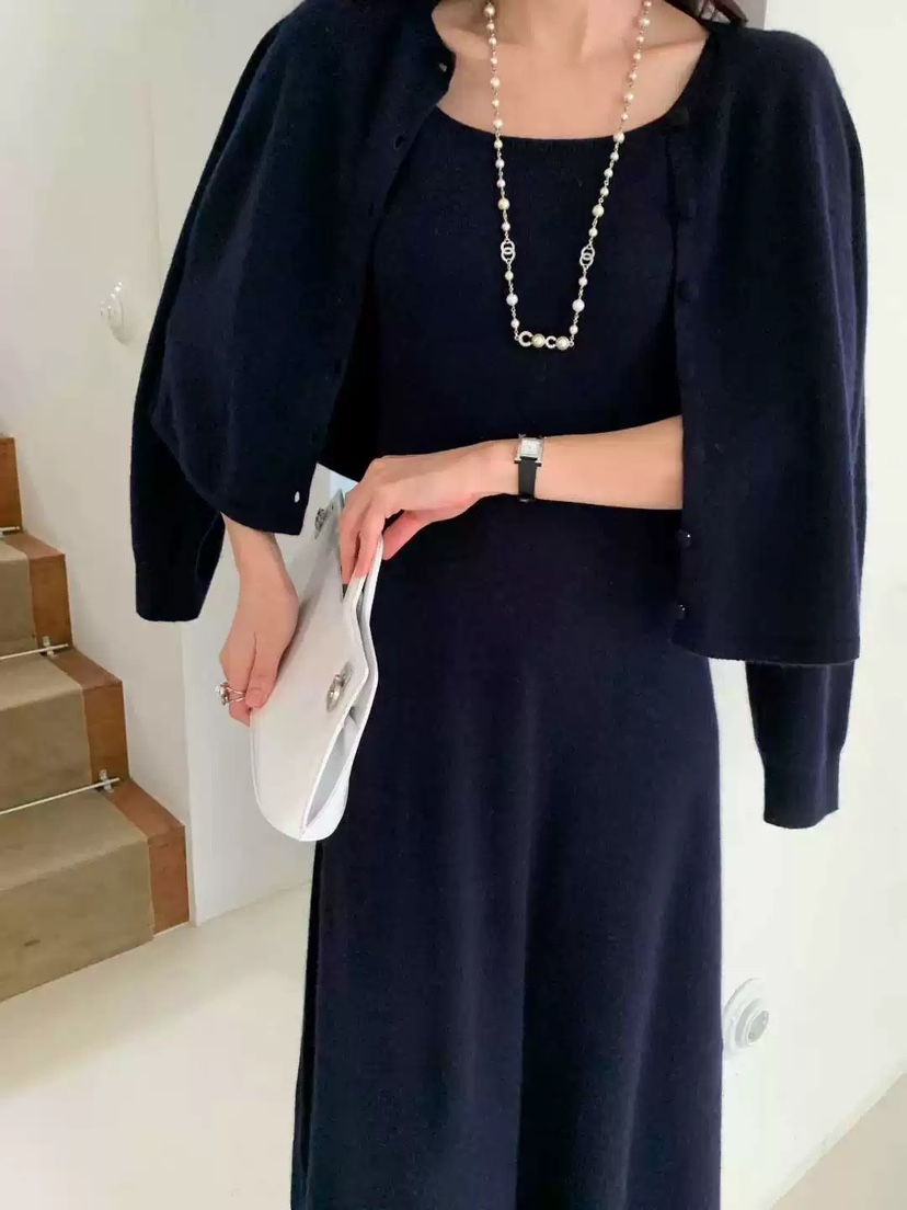 PRIVIE韓國代購㊣女士新款職業休閑人氣推薦針織衫開衫紐扣PRIVIE針織衫圖色1