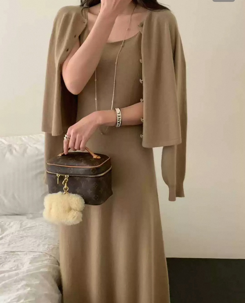 PRIVIE韓國代購㊣女士新款職業休閑人氣推薦針織衫開衫紐扣PRIVIE針織衫圖色5