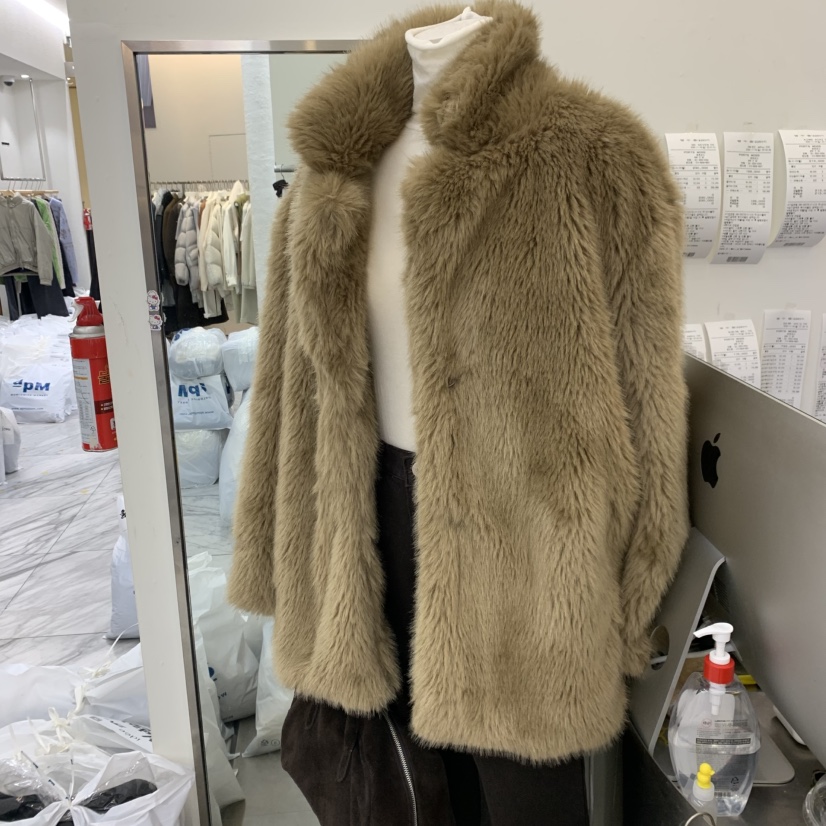 PORTS MOSS韓國直郵㊣女裝新款人氣休閑時尚職業25秋冬夾克貂皮PORTS MOSS夾克圖色1