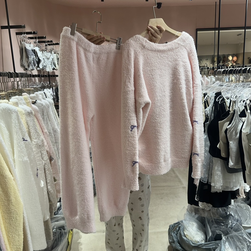 VICTORIA-P東大門㊣實拍女裝新款職業25秋冬時尚睡衣三件套VICTORIA睡衣