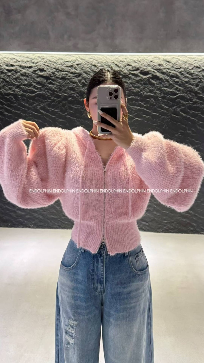 ENDOLPHIN韓國直郵㊣女士新款人氣職業時尚25秋冬真品休閑衛衣ENDOLPHIN衛衣圖色3