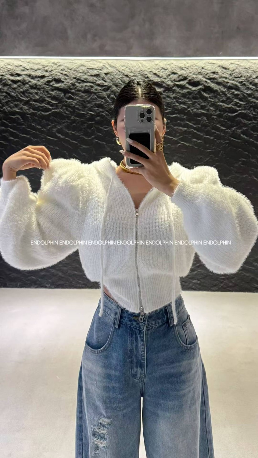 ENDOLPHIN韓國直郵㊣女士新款人氣職業時尚25秋冬真品休閑衛衣ENDOLPHIN衛衣圖色4