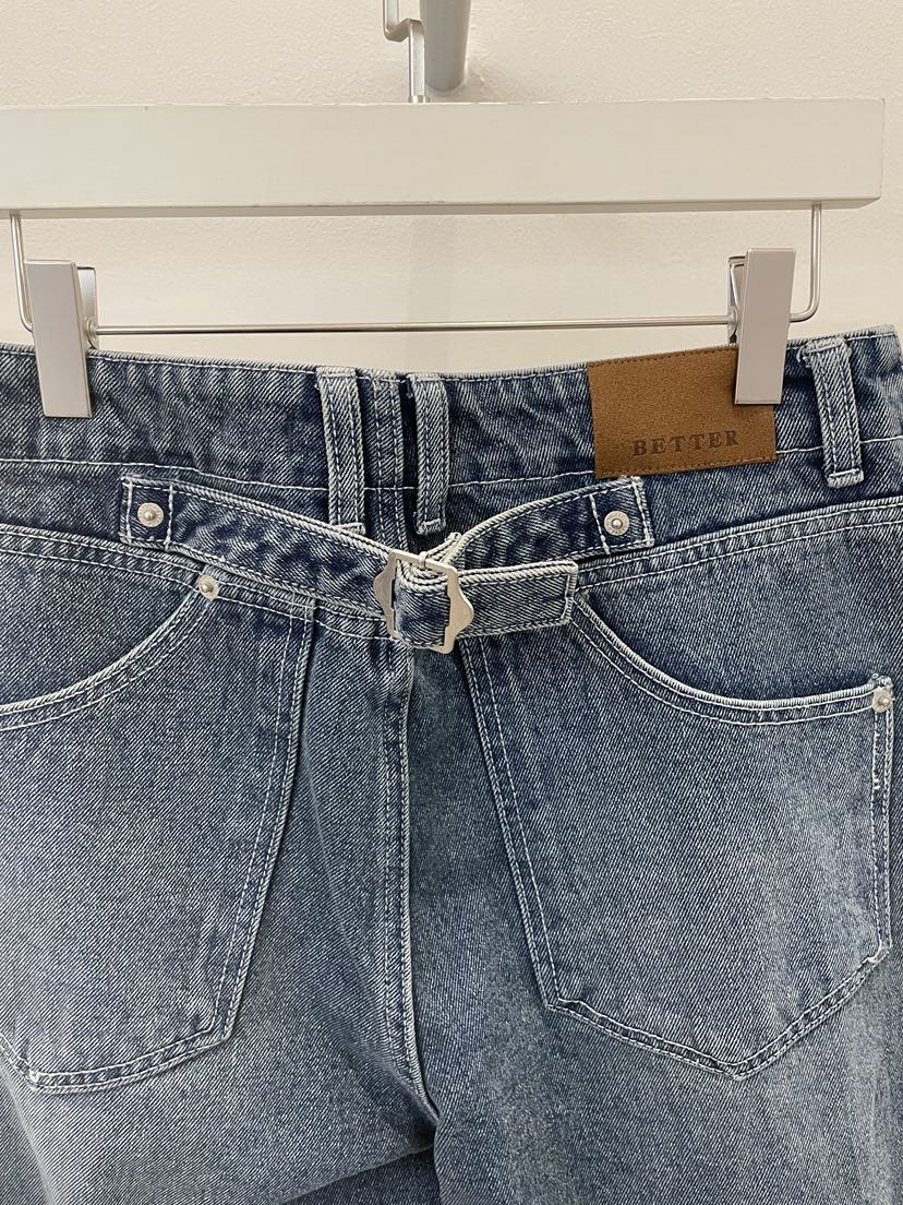 BETTER韓國直郵㊣女士新款25秋冬推薦人氣職業時尚休閑牛仔褲BETTER牛仔褲