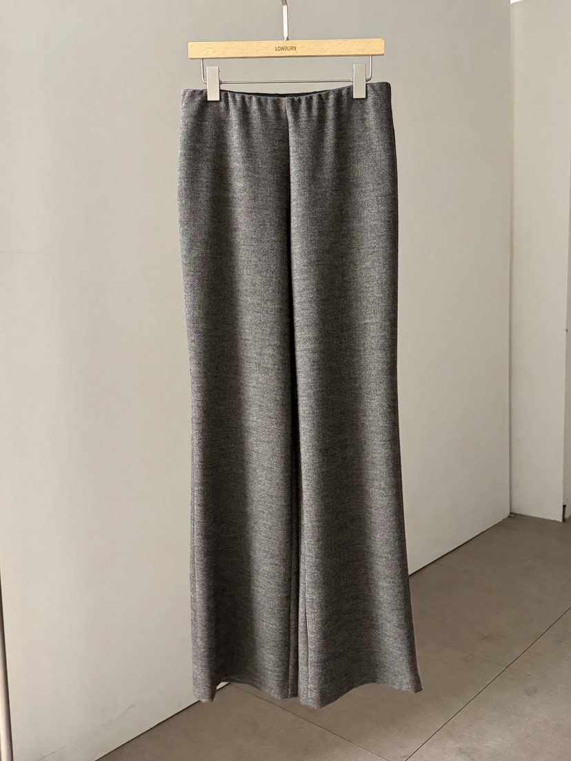 LOWBURN韓國直郵㊣女裝新款真品25秋冬人氣休閑職業時尚休閑褲LOWBURN休閑褲圖色1灰色