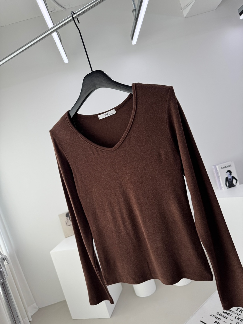 RED-A東大門㊣直郵女士新款人氣休閑熱賣職業推薦真品長袖T恤RED-A長袖T恤圖色2