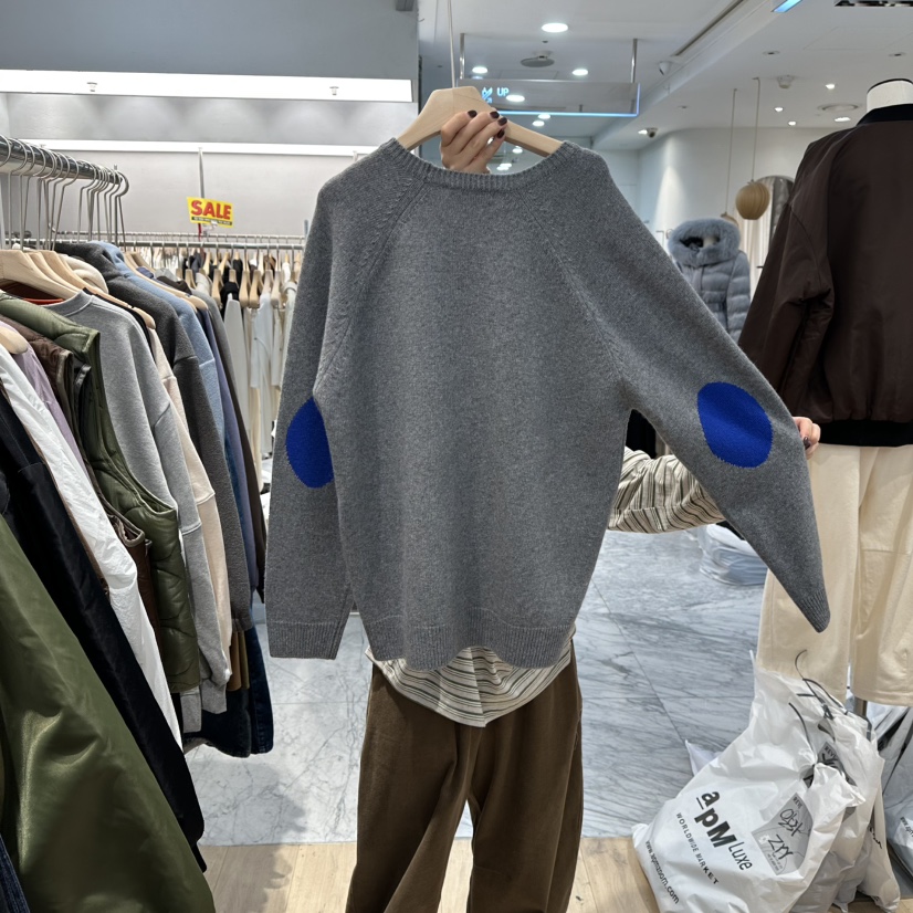 REVE-L東大門㊣直郵女裝新款25秋冬時尚真品職業推薦針織衫REVE-L針織衫