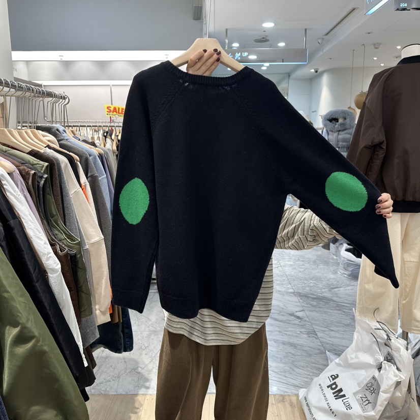 REVE-L東大門㊣直郵女裝新款25秋冬時尚真品職業推薦針織衫REVE-L針織衫