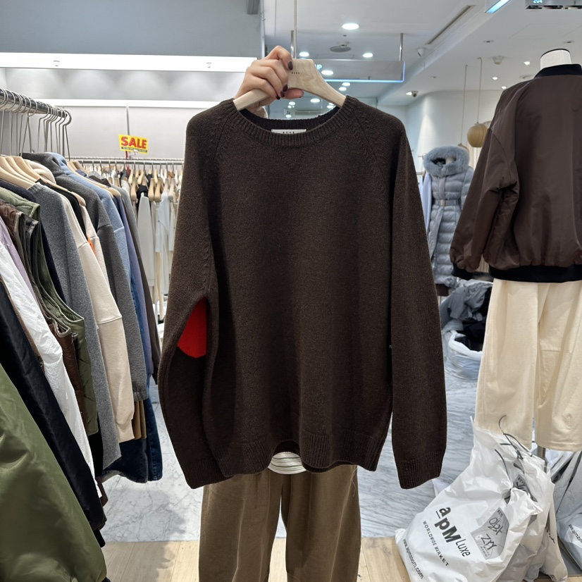 REVE-L東大門㊣直郵女裝新款25秋冬時尚真品職業推薦針織衫REVE-L針織衫圖色2