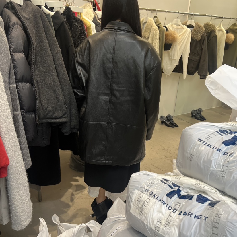 BETTER東大門㊣直郵女裝新款真品25秋冬職業推薦熱賣夾克貂皮BETTER夾克