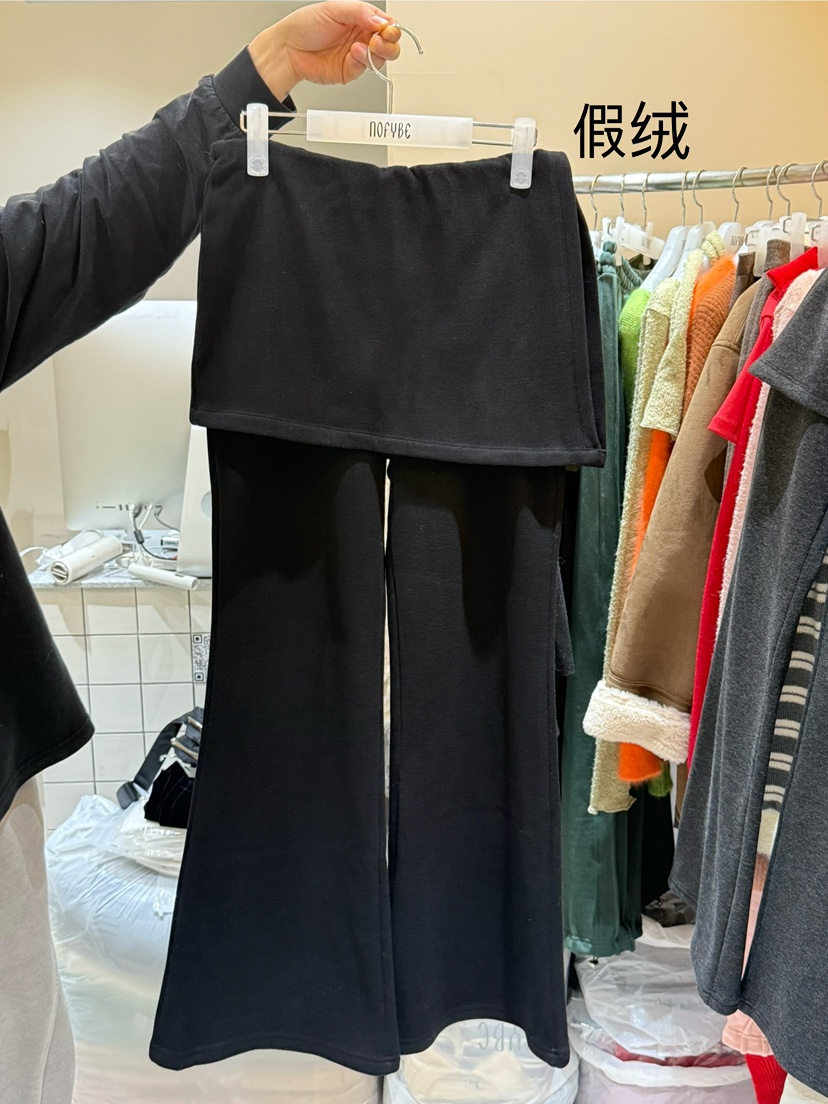 NOFYBE東大門㊣代購女士新品人氣時尚職業推薦真品25秋冬裙褲NOFYBE裙褲圖色1墨色