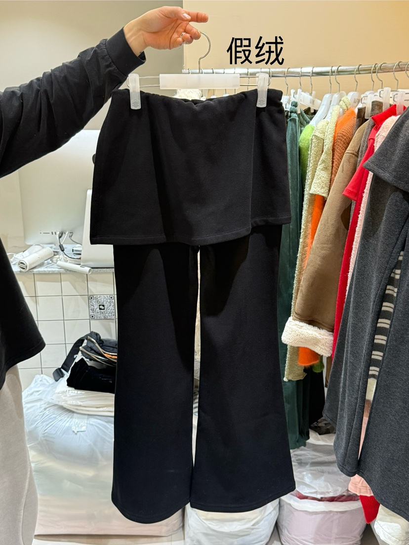 NOFYBE東大門㊣代購女士新品人氣時尚職業推薦真品25秋冬裙褲NOFYBE裙褲圖色2黑色