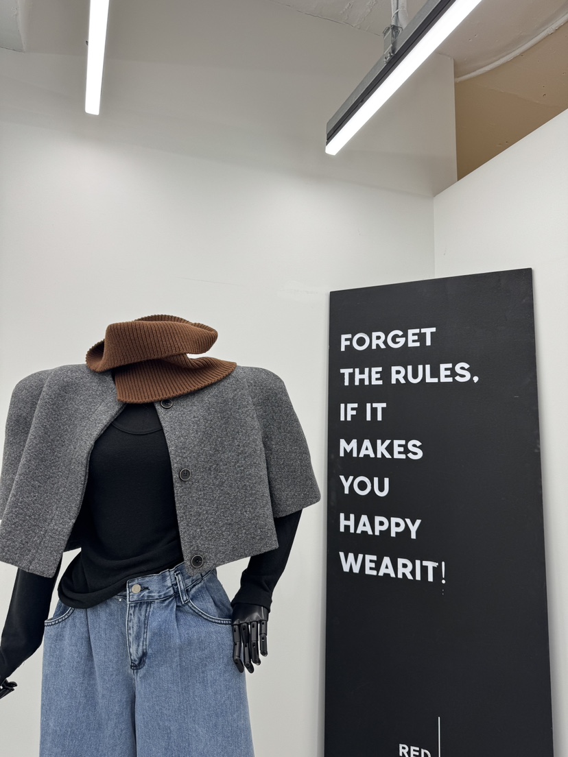 RED-A韓國直郵㊣女裝新品真品推薦休閑時尚熱賣職業25秋冬夾克RED-A夾克