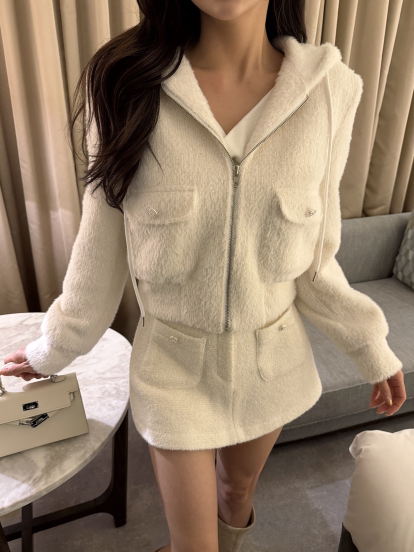 CLOTH東大門㊣直郵女裝新款25秋冬職業時尚人氣推薦裙褲粗花呢CLOTH裙褲