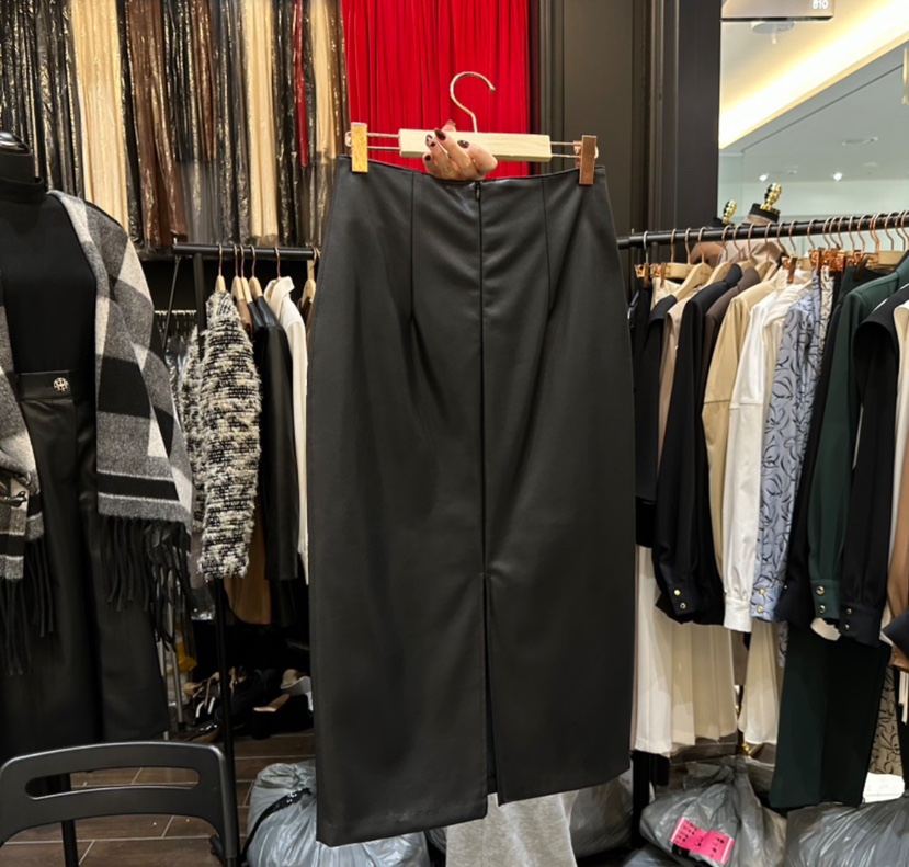 HERISH東大門㊣直郵女裝新款時尚熱賣真品半身裙中短裙皮革Herish半身裙/中短裙