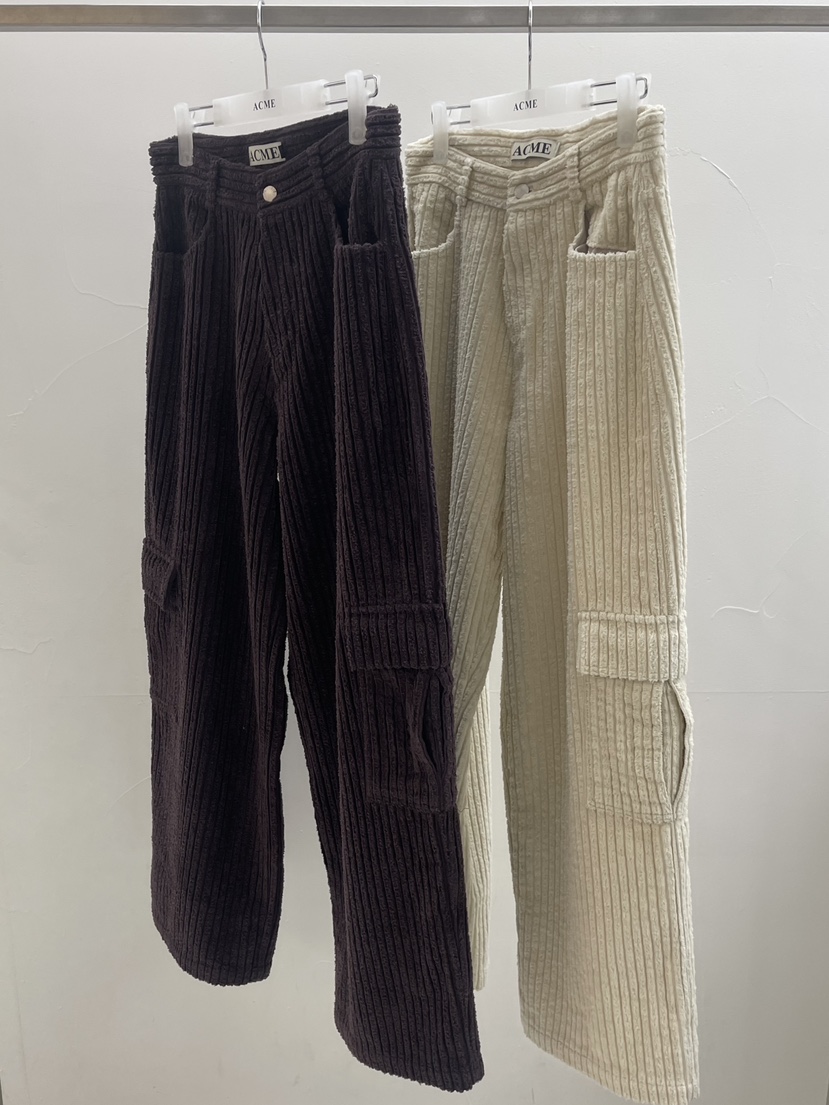 ACME東大門㊣代購女士新款職業真品熱賣休閑人氣休閑褲燈芯絨ACME休閑褲