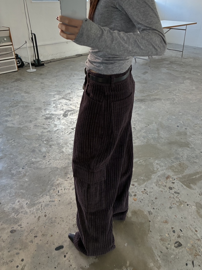 ACME東大門㊣代購女士新款職業真品熱賣休閑人氣休閑褲燈芯絨ACME休閑褲