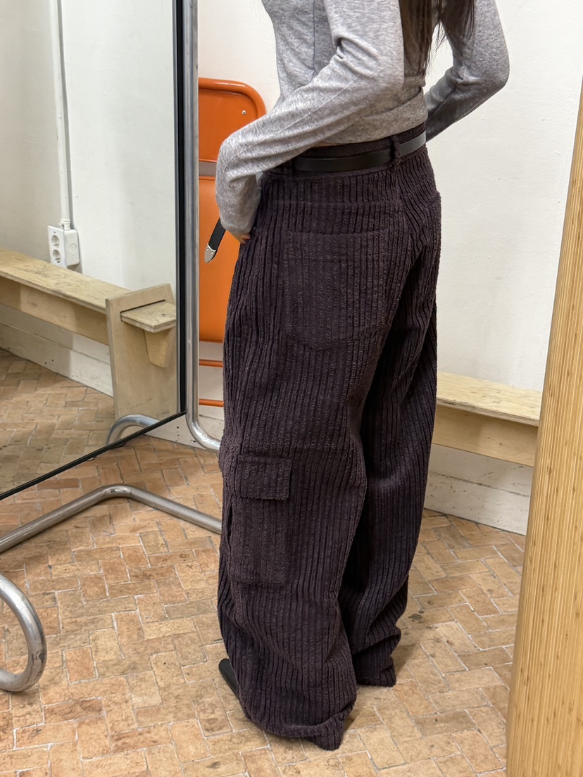 ACME東大門㊣代購女士新款職業真品熱賣休閑人氣休閑褲燈芯絨ACME休閑褲