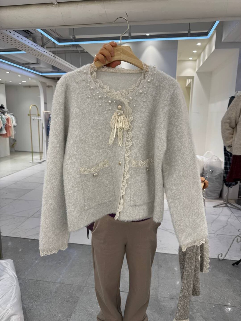 MS韓國代購㊣女士新款熱賣時尚推薦休閑職業人氣夾克珍珠領MS夾克圖色1