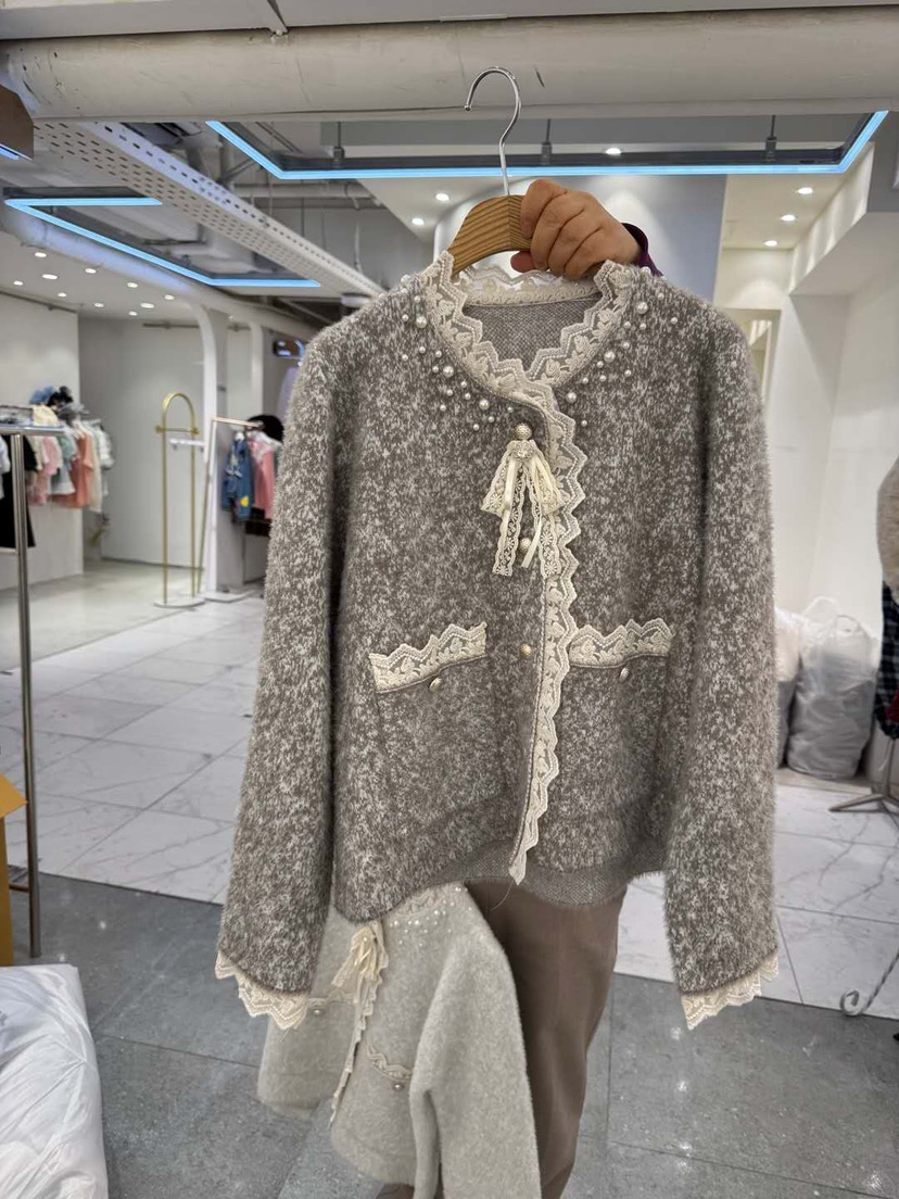 MS韓國代購㊣女士新款熱賣時尚推薦休閑職業人氣夾克珍珠領MS夾克圖色2