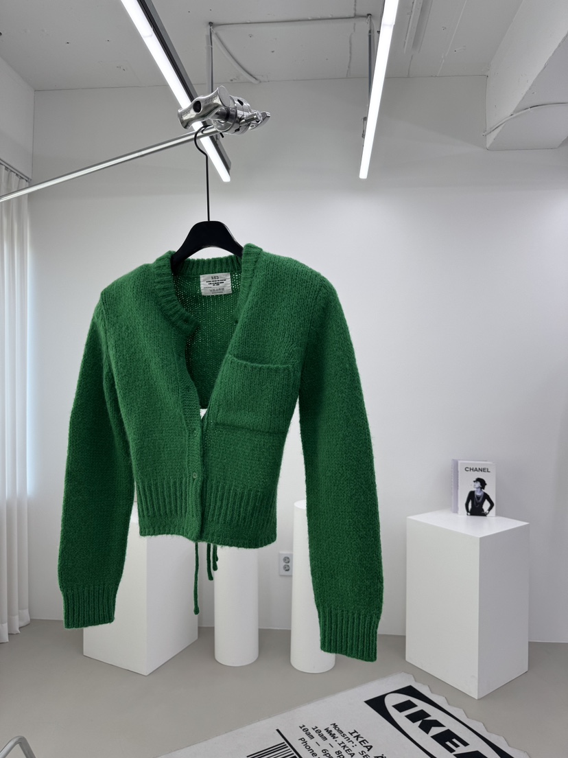 RED-A東大門㊣直郵女裝新款真品推薦人氣熱賣毛衣羊駝毛開衫RED-A毛衣圖色2