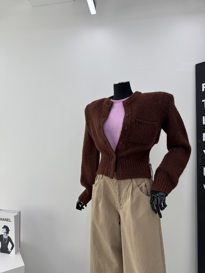 RED-A東大門㊣直郵女裝新款真品推薦人氣熱賣毛衣羊駝毛開衫RED-A毛衣圖色4