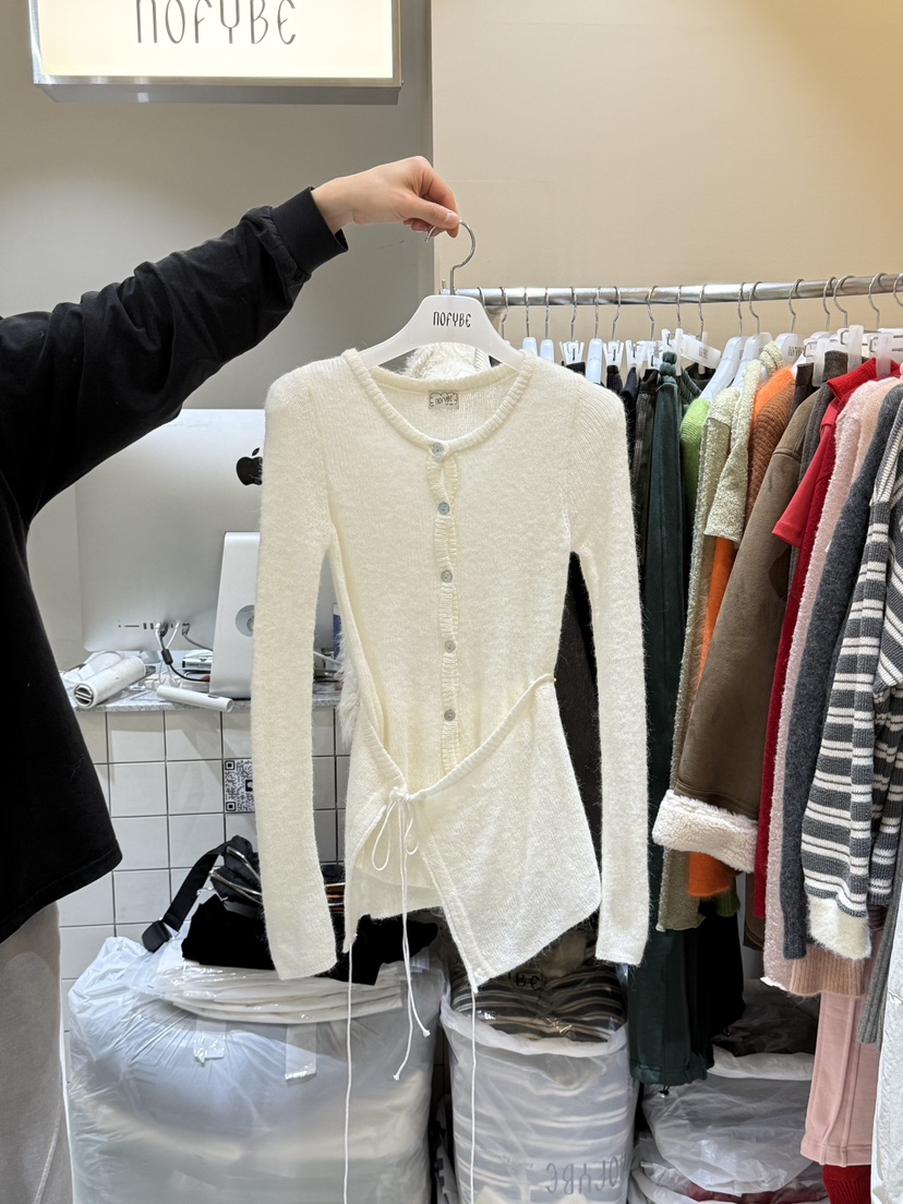 NOFYBE東大門㊣直郵女裝新款職業25秋冬熱賣休閑人氣針織衫NOFYBE針織衫圖色1