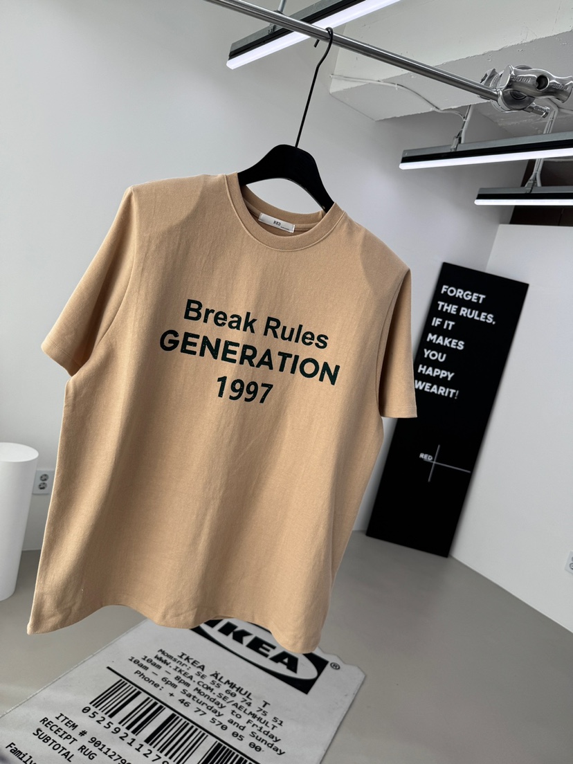 RED-A東大門㊣代購女士新款真品休閑25秋冬職業人氣時尚T恤RED-AT恤圖色2