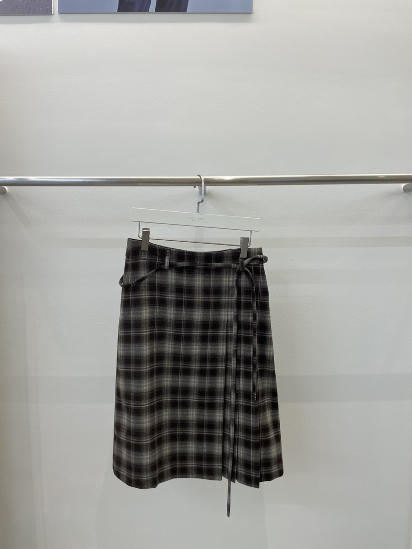 BETTER東大門㊣實拍女裝新品真品人氣熱賣職業25秋冬休閑長裙BETTER長裙圖色2棕色