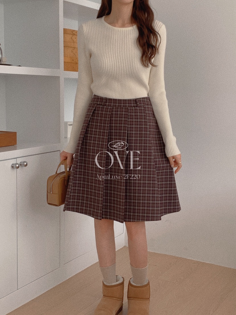 OVE東大門㊣直郵女裝新款熱賣25秋冬休閑人氣推薦半身裙中短裙OVE半身裙/中短裙