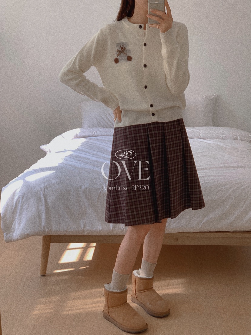 OVE東大門㊣直郵女裝新款熱賣25秋冬休閑人氣推薦半身裙中短裙OVE半身裙/中短裙