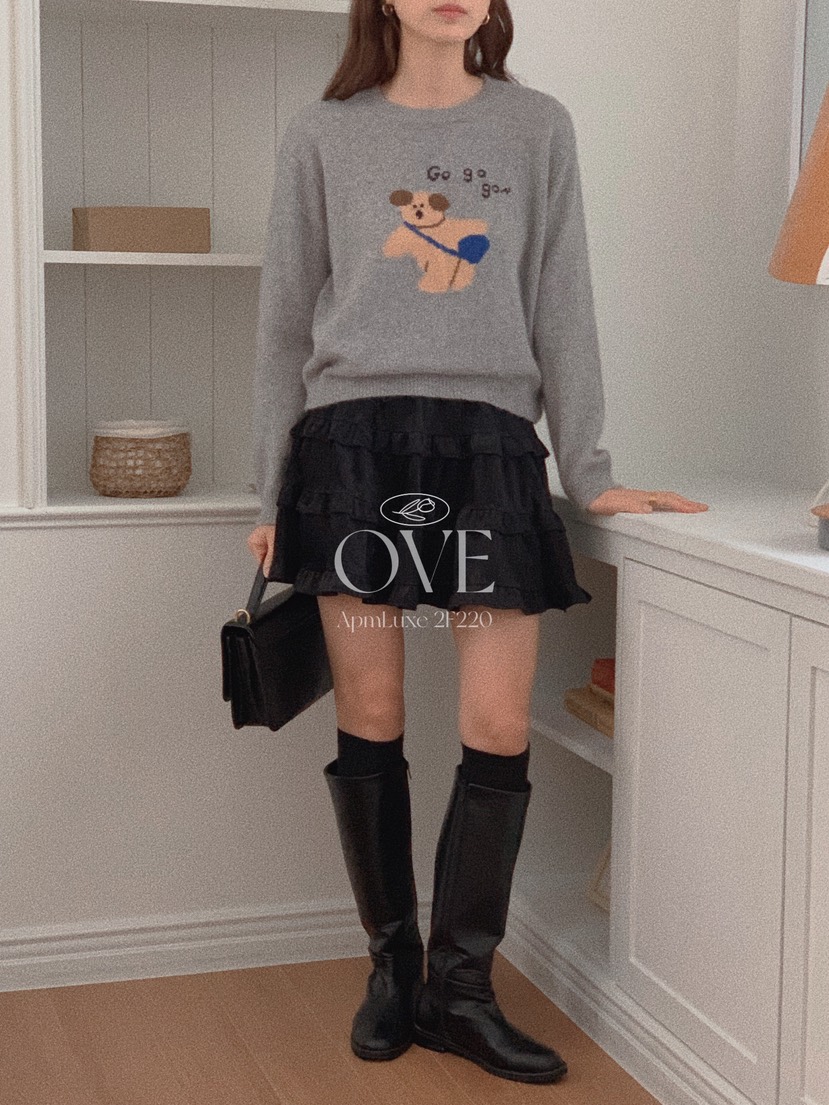 OVE東大門㊣直郵女裝新款25秋冬熱賣推薦真品休閑時尚針織衫OVE針織衫