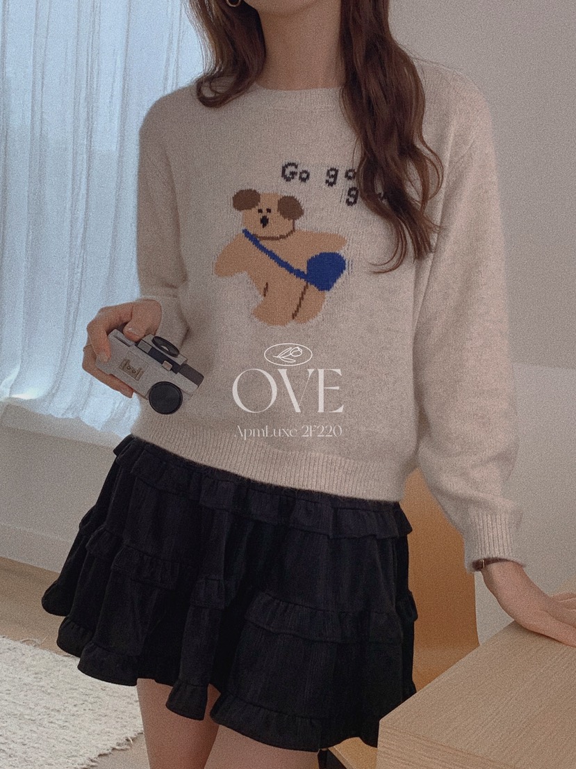 OVE東大門㊣直郵女裝新款25秋冬熱賣推薦真品休閑時尚針織衫OVE針織衫