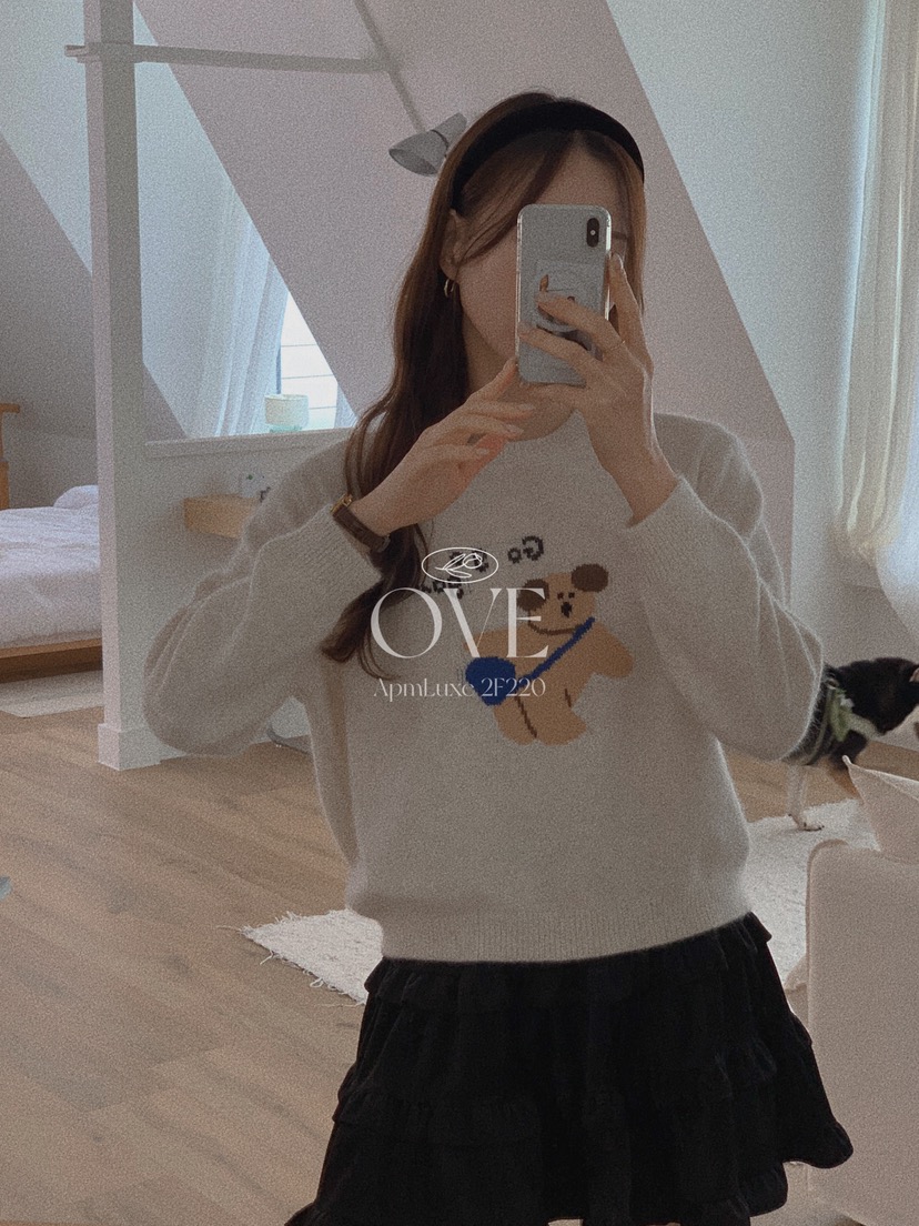 OVE東大門㊣直郵女裝新款25秋冬熱賣推薦真品休閑時尚針織衫OVE針織衫