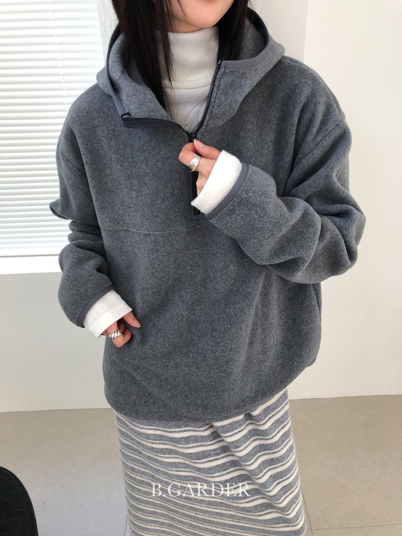 B_GARDER東大門㊣代購女裝新品時尚人氣休閑25秋冬衛衣羊毛B.GARDER衛衣