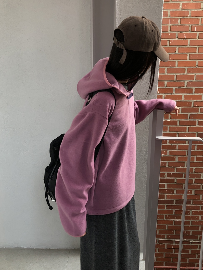 B_GARDER東大門㊣代購女裝新品時尚人氣休閑25秋冬衛衣羊毛B.GARDER衛衣