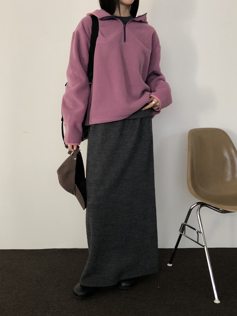 B_GARDER東大門㊣代購女裝新品時尚人氣休閑25秋冬衛衣羊毛B.GARDER衛衣