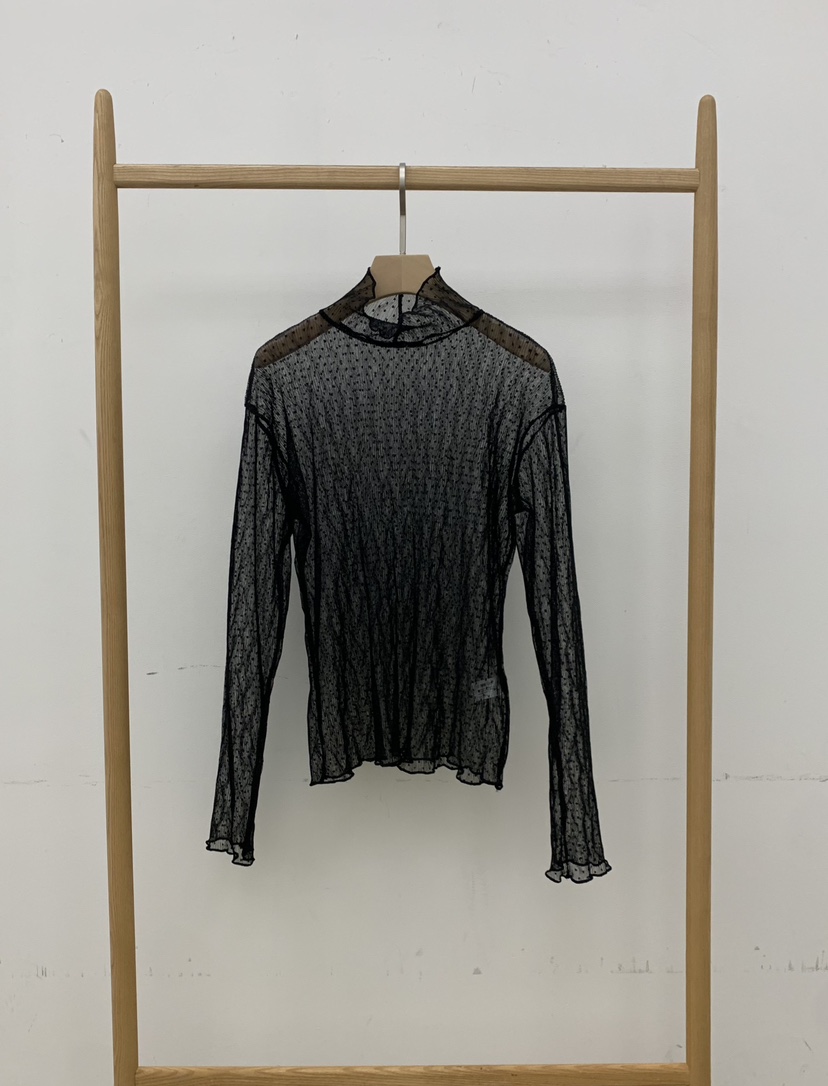 B_GARDER東大門㊣代購女裝新品休閑熱賣25秋冬襯衫蕾絲衫褶裥B.GARDER襯衫/蕾絲衫圖色2